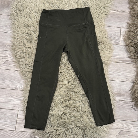 Marika Pants - Marika Olive Green Leggings